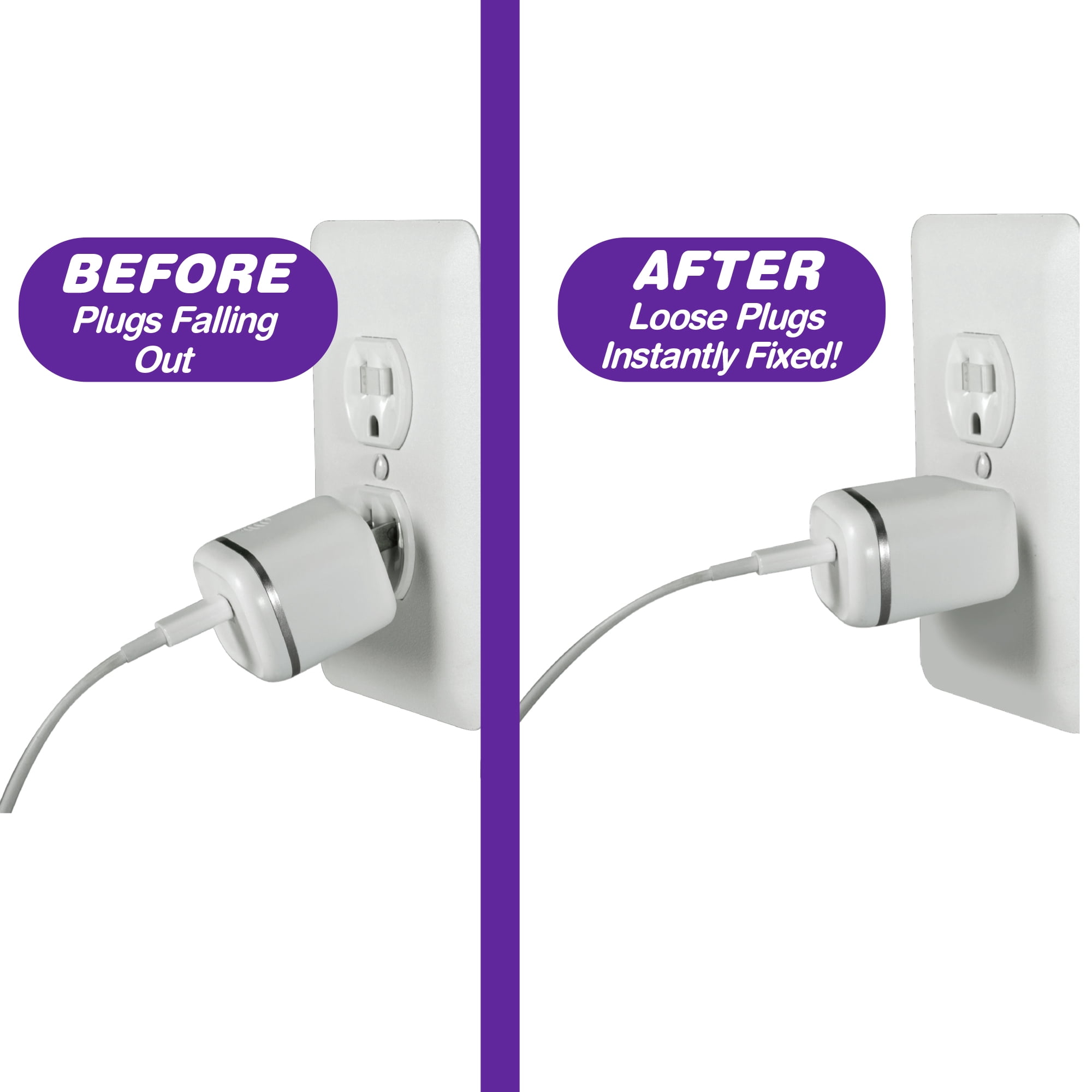 Snug Plug is a Safe and Easy to Use, Engineered Clip that Improves Electrical Connection and Eliminates the Frustration of Plugs Falling Out