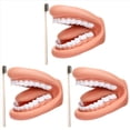 thumbnail image 1 of 3 Piezas de Marioneta de Boca con Dientes de Lengua Boca Marioneta de Mano Modelo de Boca Dental con Cepillo de Dientes para Niño Niña Herramienta Educativa, 1 of 6