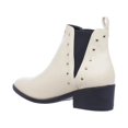 thumbnail image 4 of Botines Para Mujer Chelsea Tacón Bajo Con Estoperoles blanco 26, 4 of 6