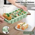 thumbnail image 4 of 2-Pack Silicone Freezer Trays with Lid, 2 Large 2-Cup(500Ml) & 6 Small 1/2-Cup(1, 4 of 10