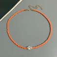 thumbnail image 1 of Collier de Perles Boho Mode Femme Imitation Perle Perle de Rocaille Brin Court Collier Ras-du-Cou Fait Main Bijoux Femme Gros, 1 of 5