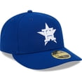 thumbnail image 3 of Men's New Era  Royal Houston Astros White Logo-Low Profile 59FIFTY Fitted Hat, 3 of 5
