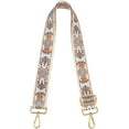 thumbnail image 1 of SURJDE Crossbody Strap for Purses Replacement Adjustable Guitar Multicolor Style Handbag Straps, Round White Gold Hardware, Versatile, 1 of 1