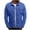 Blue-denim jacket for men, variant on Jean Jacket for Men Classic Trucker Style Regular Fit Casual Outerwear Lapel Button Down Cowboy Men's Denim Jacket White