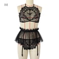 thumbnail image 1 of Traje de ropa interior sexy Traje de falda sexy con encanto tipo dividido de fibra elástica suave, S Inevent XX000144-01, 1 of 7