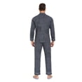 thumbnail image 6 of ANLIQI Mens Pajamas Set 100% Cotton Long Sleeve Sleepwear Pajamas for Men Notched Collar Loungewear Pjs with Pockets(Dark Gray L), 6 of 6