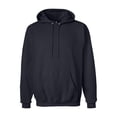thumbnail image 2 of Hanes - Ultimate Cotton Hooded Sweatshirt - F170 - Deep Navy - Size: S, 2 of 3