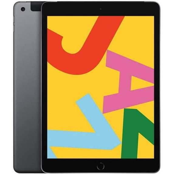 Pre-Owned Apple iPad 7th Gen, 10.2-inch, 32GB, WIFI + Unlocked All Carriers - Space Gray