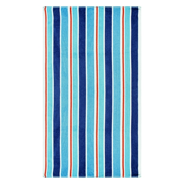 Impressions Ludwig Striped Cotton Oversized Beach Towel - Walmart.com ...
