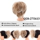 thumbnail image 5 of Bun Hair, Messy Bun Hair Ring Fluffy Ponytail Rubber Band Straight Hair Accessory for Women(Gold) Ref: 2038, 5 of 5