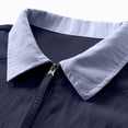 thumbnail image 5 of Dvprdro Short Sleeve Pullover for Men 1/4 Zip Collared Workout Tee Golf Tennis Active Top, 5 of 8