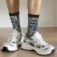 thumbnail image 6 of Logiee Indian Paisley 2 Print Adult Socks for Men & Women,Calf Socks, Ankle Socks,Boots Socks,Breathable Casual Sock,Unisex Crew Socks, 6 of 6