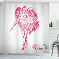 thumbnail image 1 of Ambesonne Zodiac Virgo Shower Curtain, Horoscope Character, 69"Wx84"L, Pale Grey Pink, 1 of 3