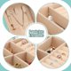 thumbnail image 4 of Organizador de Joyas de Viaje Pequeño  Estuche Portátil de PVC Caja de Almacenamiento para Anillos Pendientes Collares (20PCS), 4 of 7