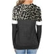 thumbnail image 5 of Sudaderas con capucha Mujer Casual Manga larga Sudadera Bolsillo Color Bloque Cordón Tops Pompotops gfhjh23546, 5 of 7