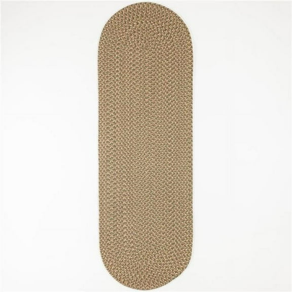 Rhody Rug CD66R024X096 2 x 8 ft. Camden Basil Tweed Runner Rug