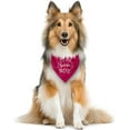 thumbnail image 3 of It''s My Gotcha Day Dog Bandana, Deep Pink Dog Bandana, Pet Dog Scarf Accessories, Pet Dog Triangle Scarf, Funny Cute Dog Bandana, Dog Bandana for Dogs, Dog Bandana Pet Scarf (E16), 3 of 4