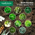 thumbnail image 4 of Family Sown 10 Herb Garden Plant Seeds, Non-GMO Heirloom Varieties, 4 of 6