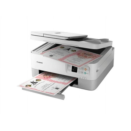 Canon - PIXMA TR7020a Wireless All-In-One Inkjet Printer - White