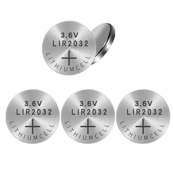 5pcs LIR2032 Batteries Rechargeable Button Batteries For Watches And Gadgets