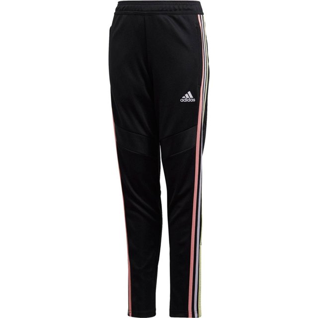 Adidas Niñas Tiro19 Training Athletic Track Pantalones, Negro, XL (16) Adidas Pista
