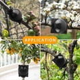thumbnail image 4 of Air Layering Propagation Ball, High-Quality Plant Root Growing Box for Faster Asexual Reproduction, Durable and Reusable Propagator Pot for Indoor Outdoor Trees (Black, L+M+S, 15 Pieces), 4 of 5