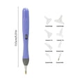 thumbnail image 3 of WIZUTIZ LED Light Up USB Rechargeable Drill Pen with Replacement Tips Functional Handy Accessory for Household DIY Rhinestone Art Hobby Creation, 3 of 6