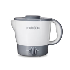 Proctor Silex Electric Hot Pot, 32 Oz, White