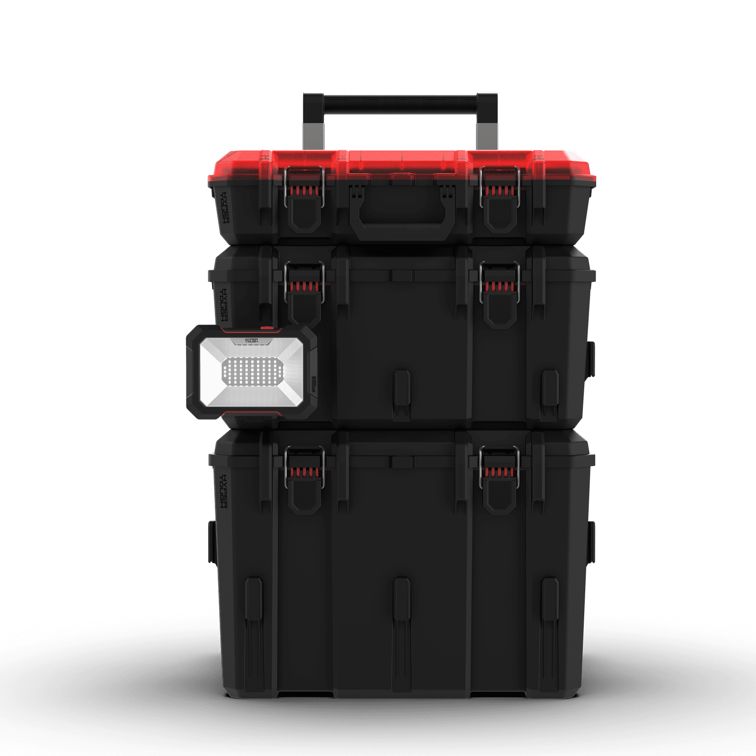 Hyper Tough Hyper Stack 9 inch Rechargeable LED Work Light with 6000 Lumens and Magnetic Base