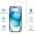 thumbnail image 6 of 3 Pieces for iPhone 12/13/14/15/16 Pro Max Screen Protector with 3-Pack Camera Lens Tempered Glass Protector, HD Transparent 9H Hardness Glass Film Full Coverage, Anti-Scratch, Anti-Bubble, 6 of 6