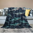thumbnail image 2 of ONETECH Shark Blanket Gifts for Adult &amp; Kids for Living Room Bedding Couch Soft Warm Lightweight Cozy Throw Blue Abstract Sharks Aniaml Colorful Bright Blankets Christmas Decor, 2 of 6