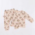thumbnail image 1 of Conjunto de pijama de algodón para bebé, niña y niño, camisa y pantalón, ropa de manga larga, ropa de dormir de Navidad para bebé de 12 meses a 5 años, 1 of 4