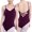 Dark Purple, variant on Women's Strapless Half-body Back-crossed Gymnastics Leotard With Padded Cups For Ballet Training Strappy Back Jumpsuit With Built-in Bra For Dance Yoga And Athletic Wear Red S