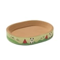 thumbnail image 2 of Runquan Cat Scratcher Bed Exercise Grinding Claw Rest Playing Corrugated Scratch Pad Oval XL, 2 of 8