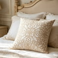 thumbnail image 4 of MMJ Pillow Covers Embroidered Cotton Throw Pillow Covers Decorative Cushion Case Home Sofa Bedroom 18x18in, 4 of 9