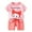 Pink, variant on Boy'S Clothing Animal Print Short Sleeve T-Shirt Tops Casual Shorts Crew Neck Summer Outfits Baby Clothes for Boys 3-6 Months Boys Fashion