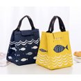 thumbnail image 2 of UPGRATOR 1Pc Portable Dark Cloth Lunch Bag with Thermal Insulation for Men and Women, 2 of 8