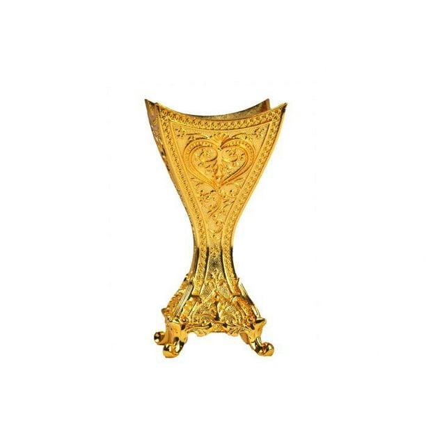 Arab Incense Bakhoor Burner 6 inch Golden by Intense Oud Walmart