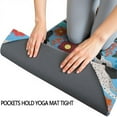 thumbnail image 3 of German Shorthaired Pointer Dog and Flower Hot Yoga Mat Towel Non Slip for Hot Yoga - Quick-Drying Yoga Mat Cover with 4 Corner Pockets with Travel Bag - Hot Yoga Towel Non Slip 70"x26", 3 of 6