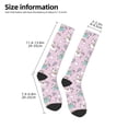 thumbnail image 2 of Naloa Llama Unicorn and Rainbow Thigh High Socks Extra Long Stretchy Sock Women Over Knee High Opaque Stocking Daily Wear, 2 of 6