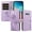 Purple, variant on Flip Phone Case for Samsung Galaxy S10e, Card Holder and Kickstand, Shockproof and Scratch Resistant, Green