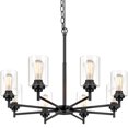 thumbnail image 1 of Candelabro Sucolite de 33.5 pulgadas con 8 luces, estilo moderno, estilo rústico, color negro, 1 of 8