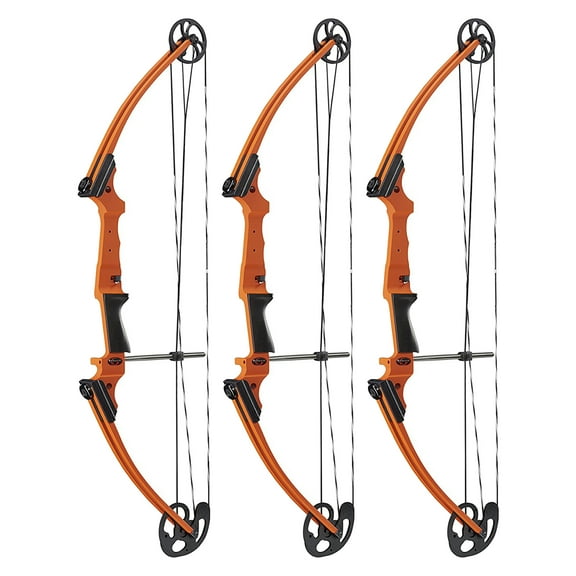 Genesis Archery Original Adjustable Left-Handed Compound Bow (3 Pack)