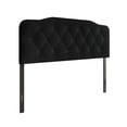 thumbnail image 4 of Home Design Albany Full Tufted Upholstered Headboard with Adjustable Height and Foam Padding, Black, Easy Assembly, 4 of 4