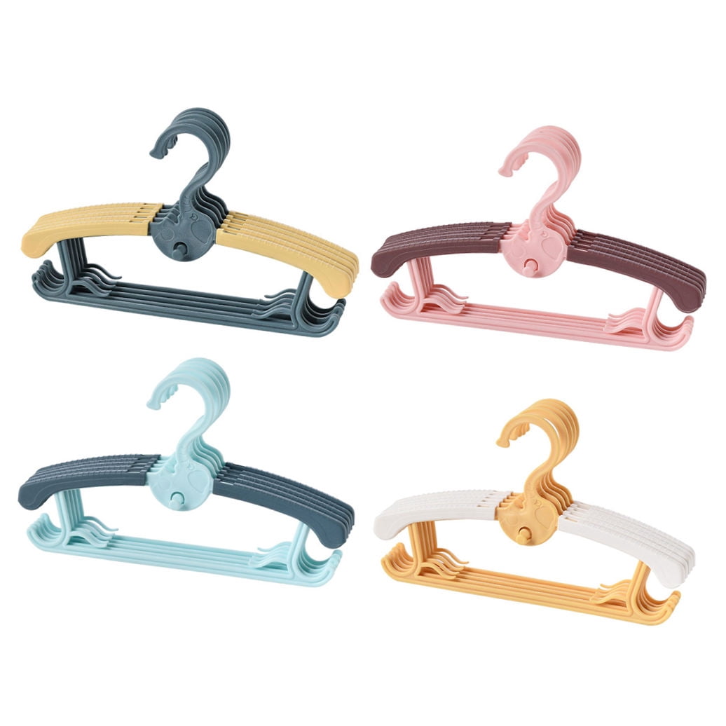 OUNONA  20 Pcs Newborn Infant Telescopic Hanger Firm Support Non-skid Material Child