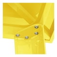 thumbnail image 4 of 32" Square All Weather Yellow Metal Restaurant Patio Bar Height Table For Indoor or Outdoor Use, 4 of 6