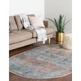thumbnail image 3 of Rugs.com Newport Collection Rug – 7' 10 x 10' 2 Oval Multi Medium Rug Perfect For Living Rooms, Large Dining Rooms, Open Floorplans, 3 of 9