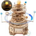 thumbnail image 1 of Rompecabezas de madera 3D ROKR 316 piezas Orrery Solar System Kit artesanías regalo para adultos adolescentes, 1 of 2