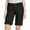 Black, variant on David Bitton Womens Cuffed Bermuda Shorts 4, Rose
