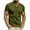 A-Olive Green, variant on Wyobmus Men's Fashion Henley Shirt Lightweight Classic Casual T-Shirts Button Up Tees Top Clothes B-Gray